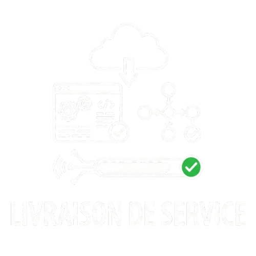 Icône livraison et mise en ligne – Déploiement de votre projet digital par WivoAgency
