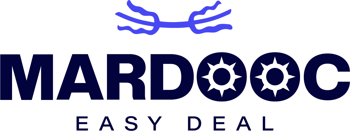 Logo Mardooc – Plateforme de gestion de location de voitures au Maroc, client WivoAgency