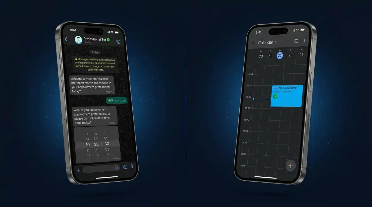 Étape 2 : bot WhatsApp connecté à Google Calendar pour réservations automatiques au Maroc – WivoAgency