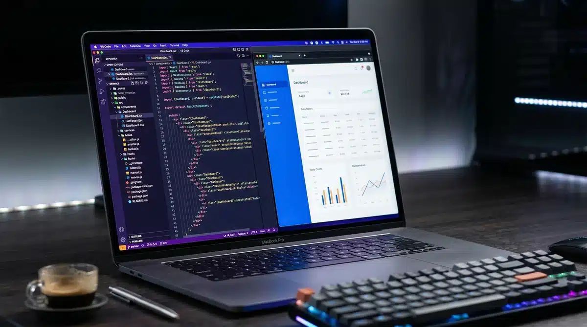Étape 2 : développement React et Node.js d'un dashboard applicatif web sur mesure au Maroc – WivoAgency